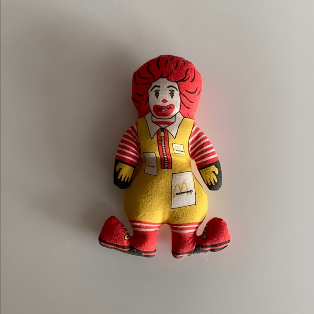 Vintage Ronald McDonald Tiny Plush Doll